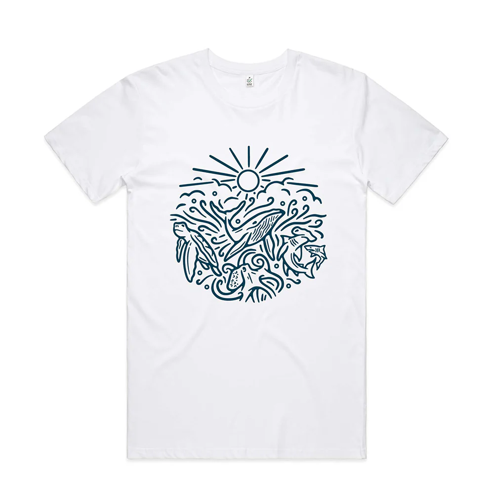Ocean Inspired T-shirt / Front Print - Image 4