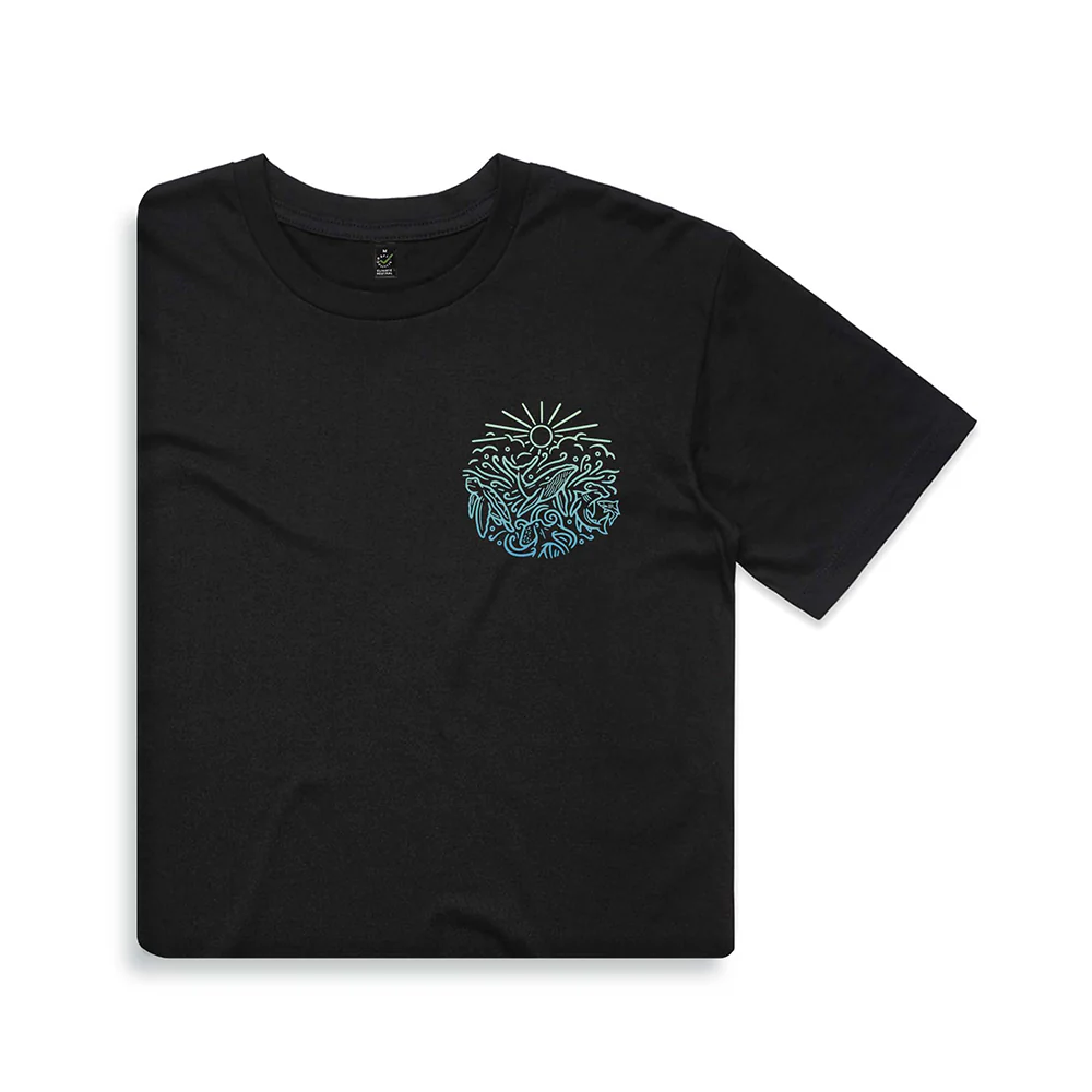 Ocean Inspired T-shirt / Pocket Print - Image 2