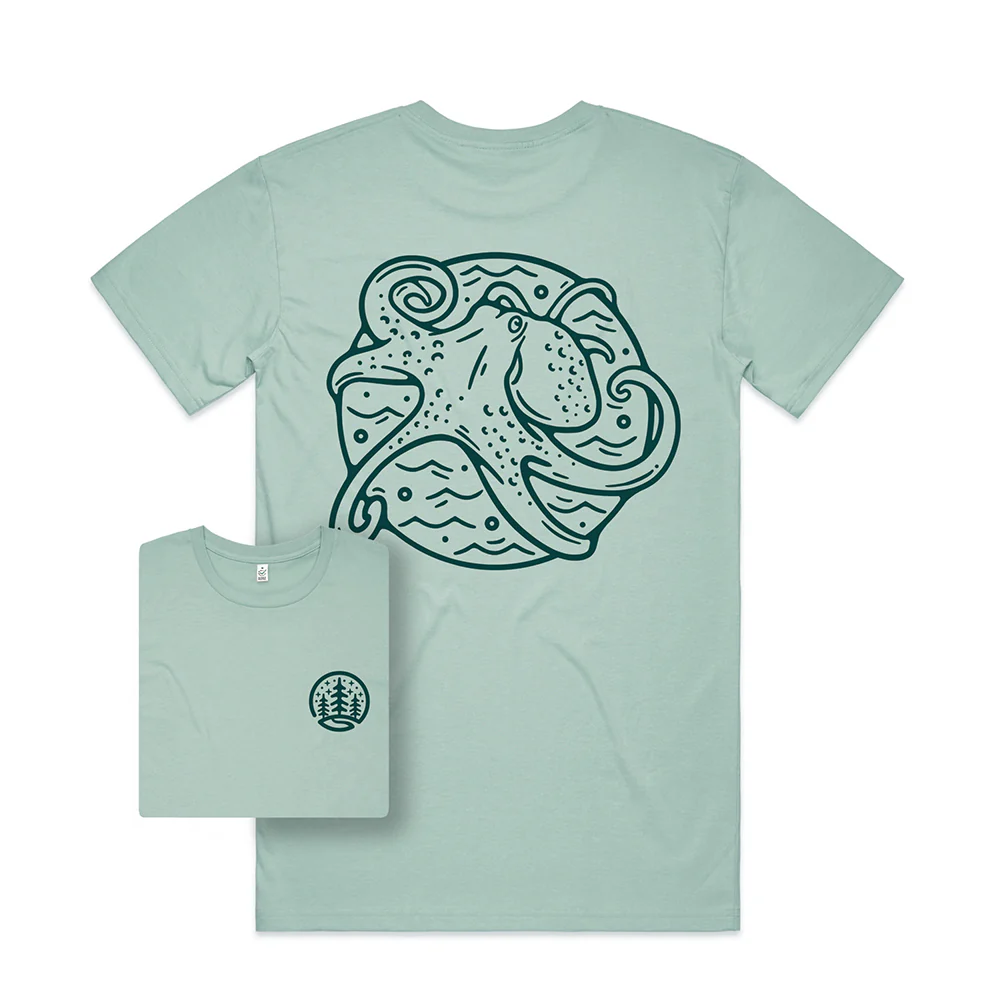 Octopus T-shirt / Back Print - Image 4