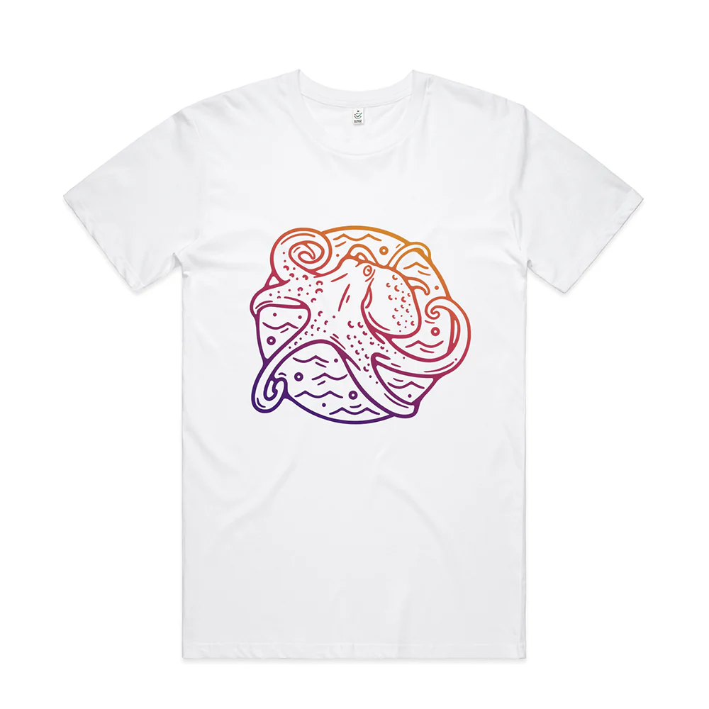 Octopus T-shirt / Front Print - Image 2