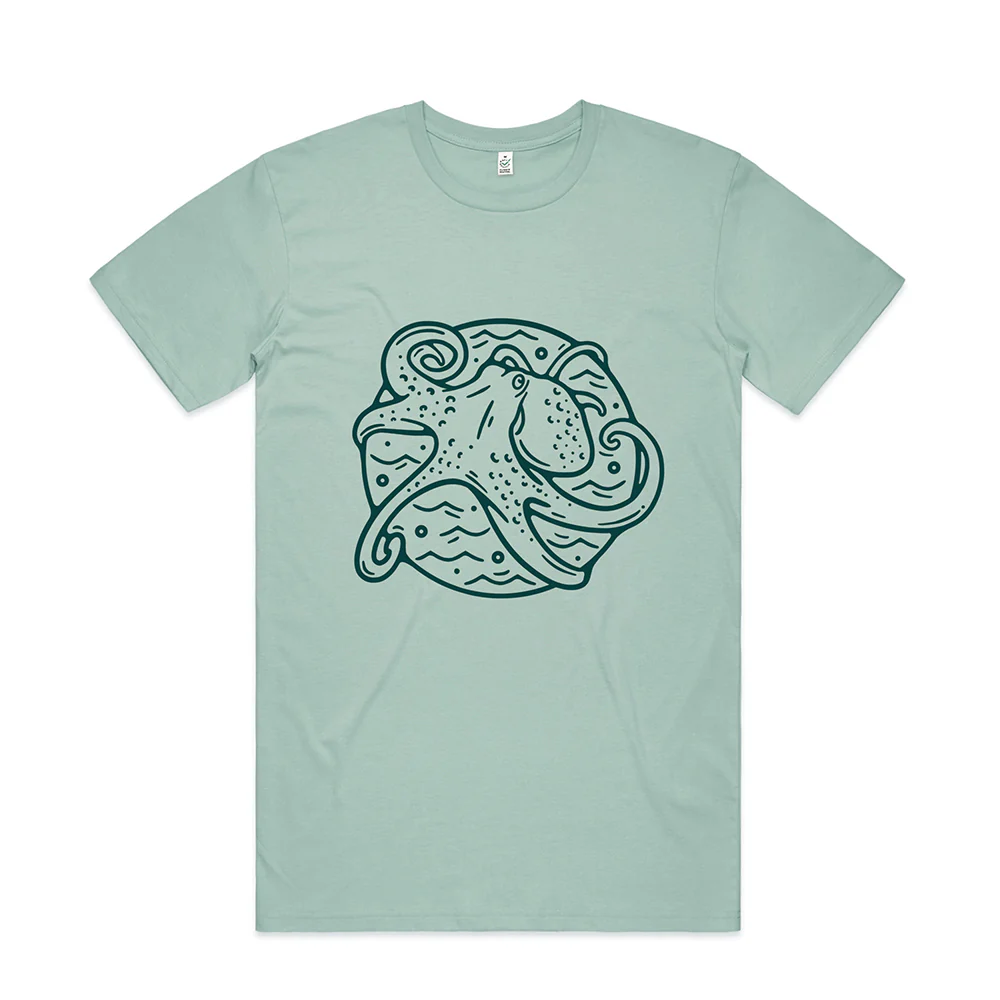 Octopus T-shirt / Front Print - Image 4