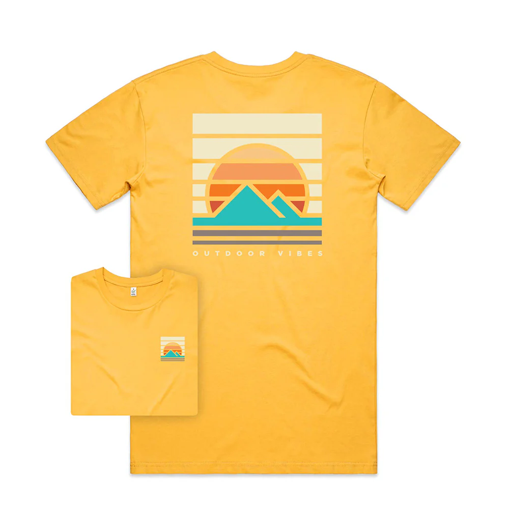 Outdoor Vibes T-shirt / Back Print - Image 3