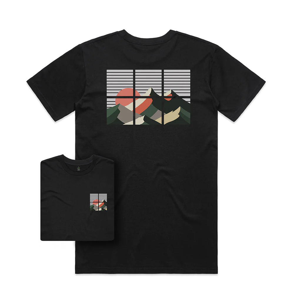 Over the Mountains T-shirt / Back Print