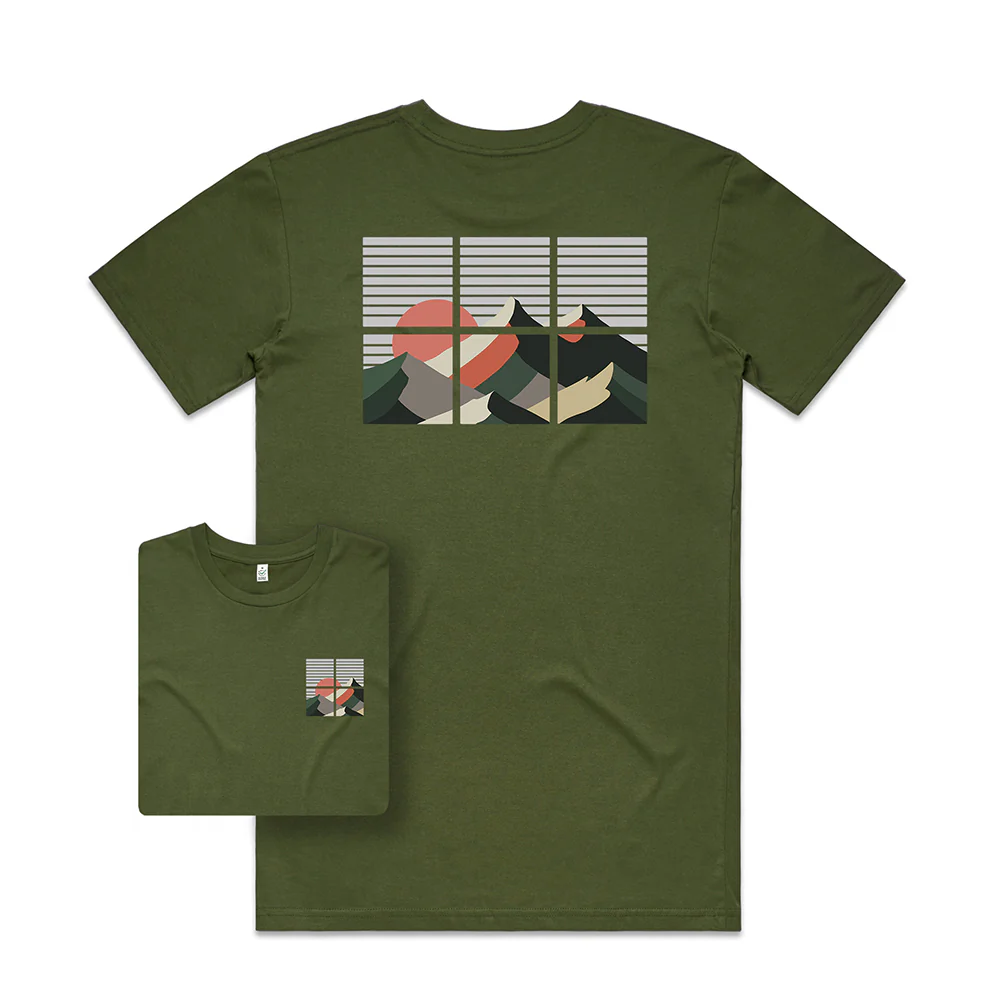 Over the Mountains T-shirt / Back Print - Image 2