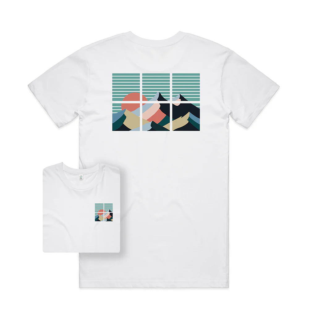 Over the Mountains T-shirt / Back Print - Image 3