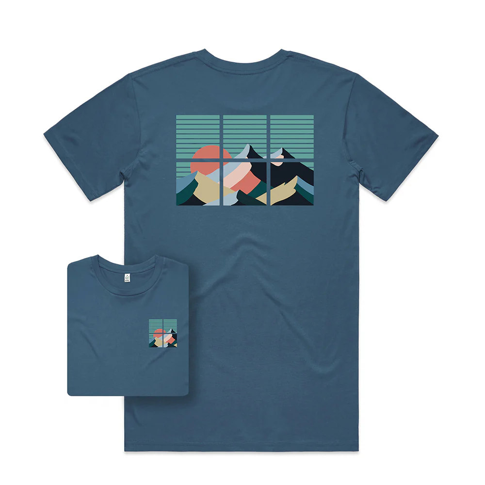 Over the Mountains T-shirt / Back Print - Image 4