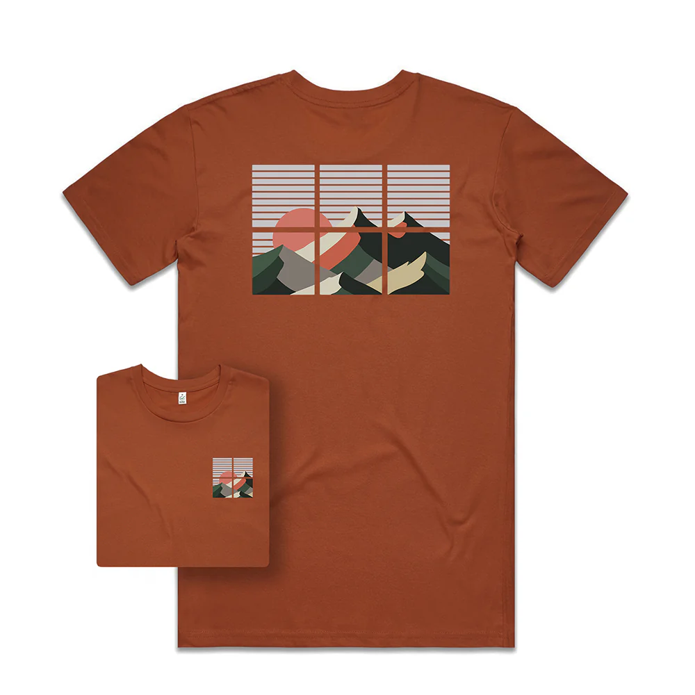Over the Mountains T-shirt / Back Print - Image 6
