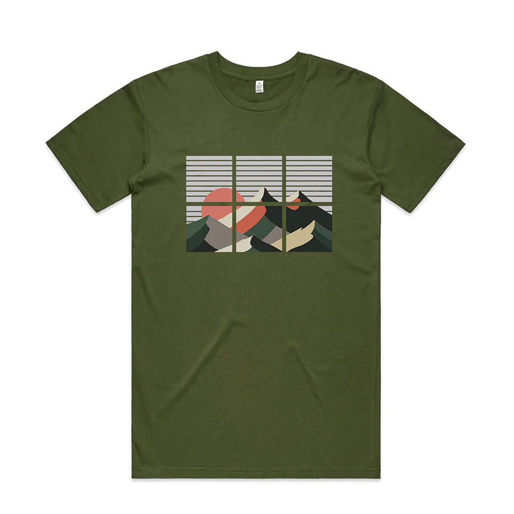 Over the Mountains T-shirt / Front Print