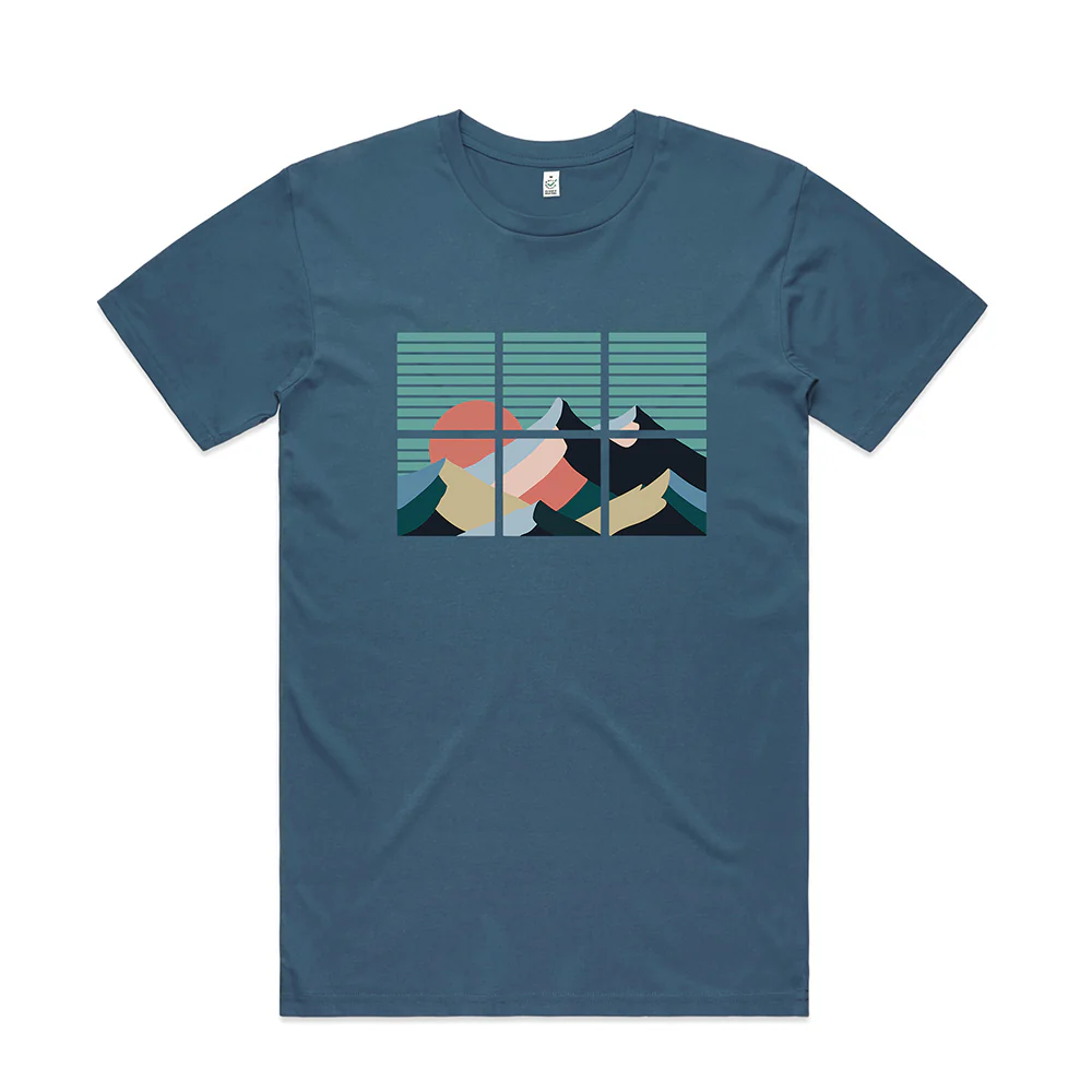Over the Mountains T-shirt / Front Print - Image 2
