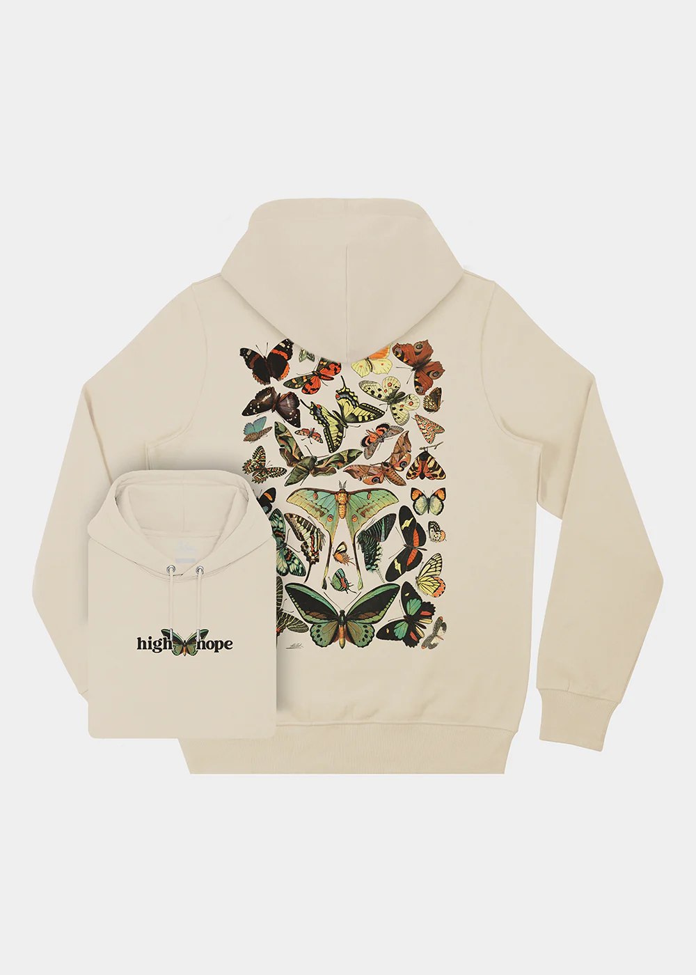 Papillons Hoodie / Back Print - Image 5