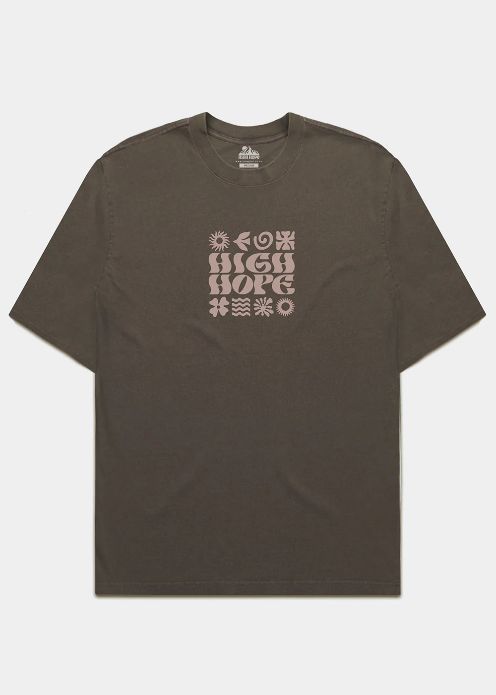 Pattern Logo Heavyweight T-shirt / Front Print - Image 2