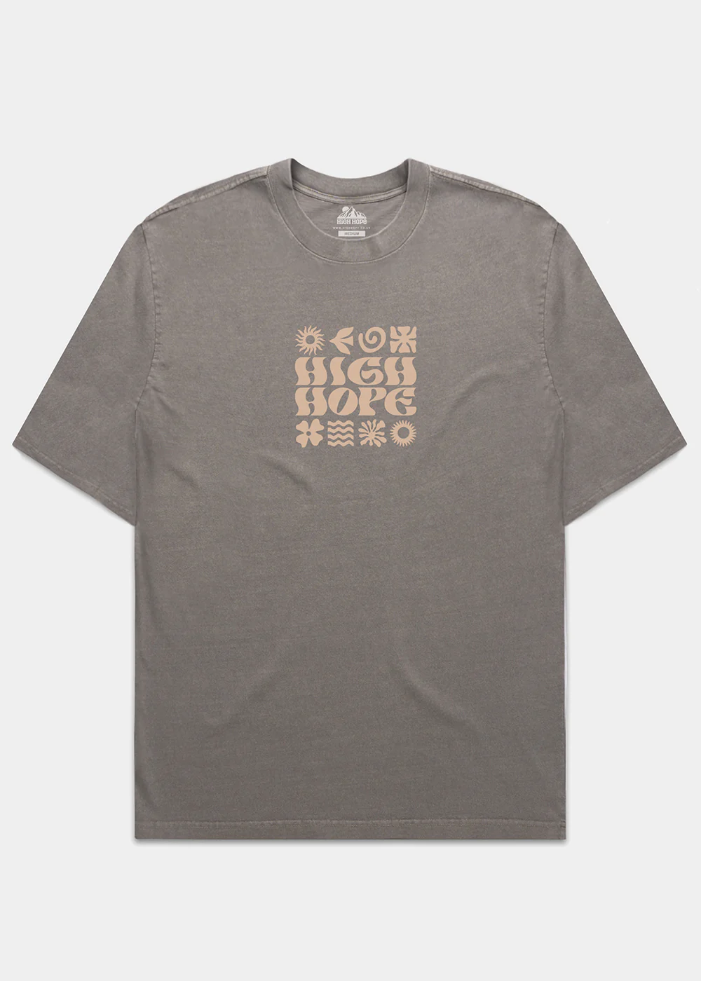 Pattern Logo Heavyweight T-shirt / Front Print - Image 3