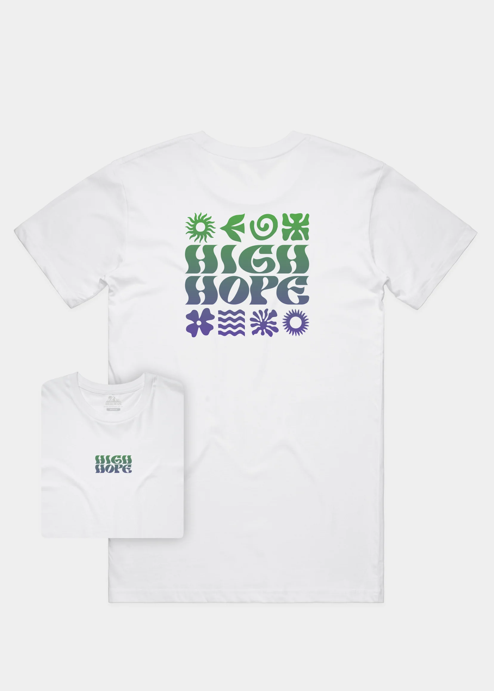 Pattern Logo T-shirt / Back Print - Image 2
