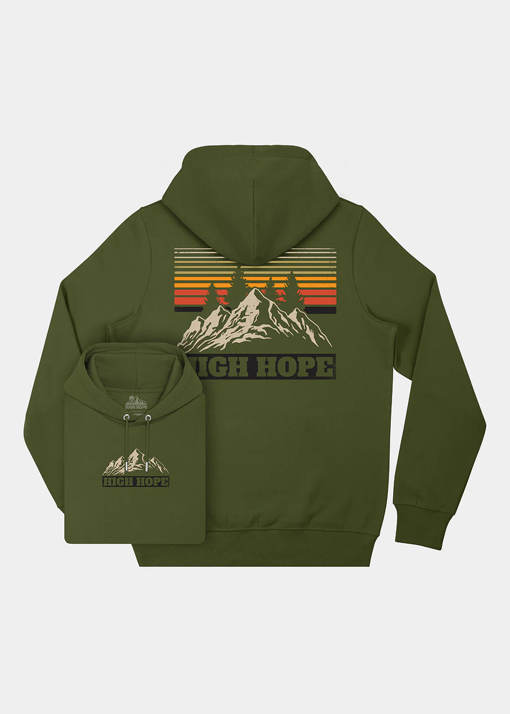 Pinnacle Hoodie / Back Print - Image 3