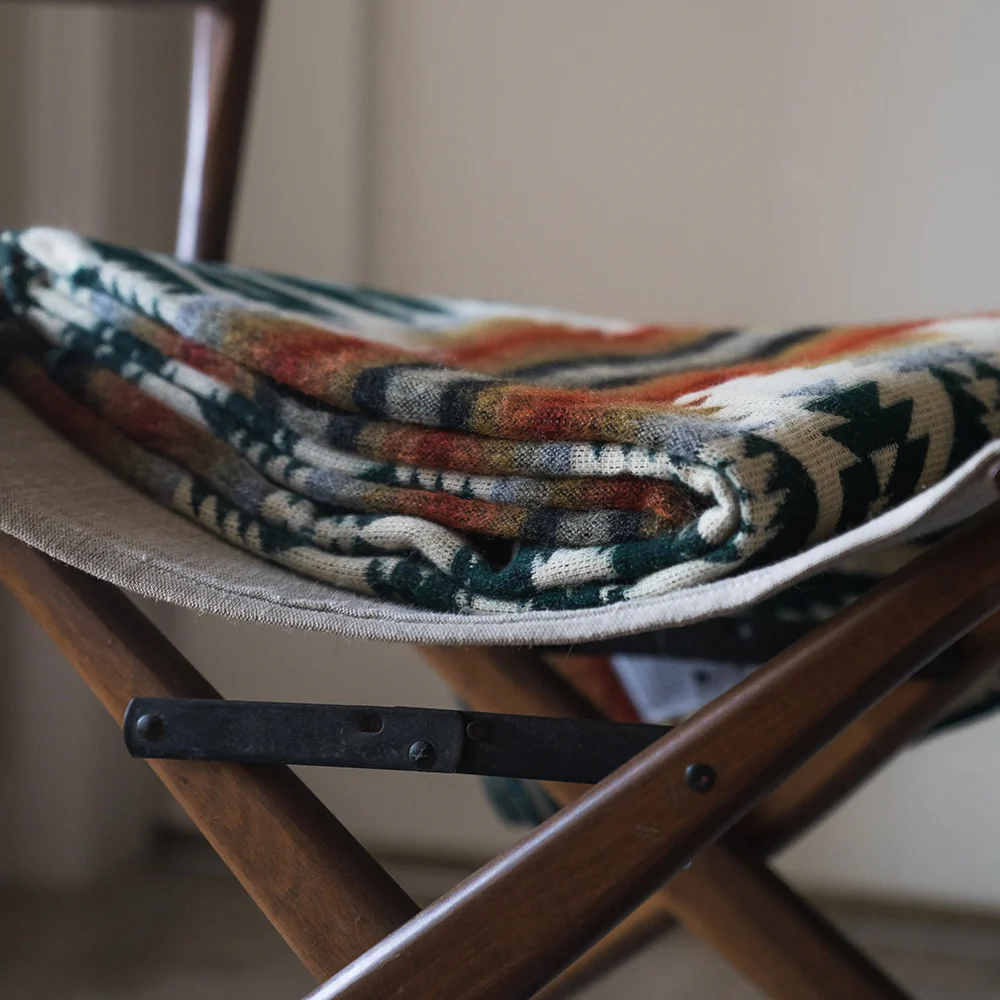 Quichua Blanket - Evergreen Autumn - Image 4