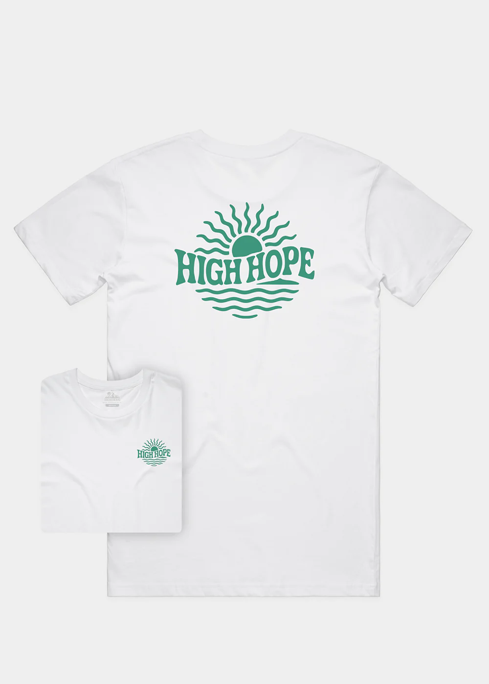 Rays & Waves T-shirt / Back Print - Image 4