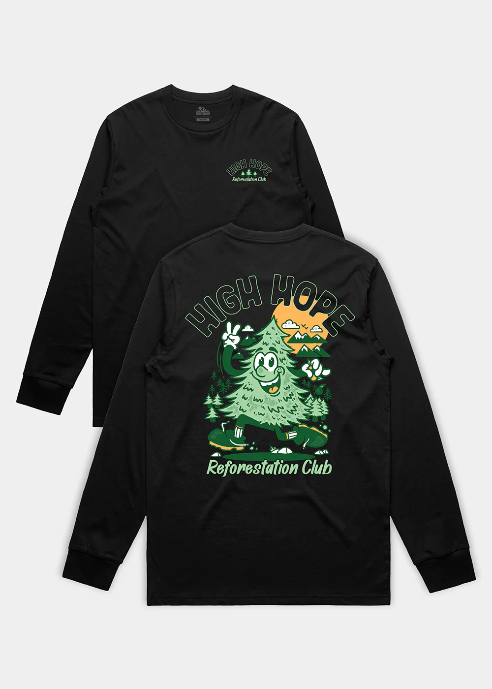 Reforestation Club Long Sleeve / Back Print - Image 3