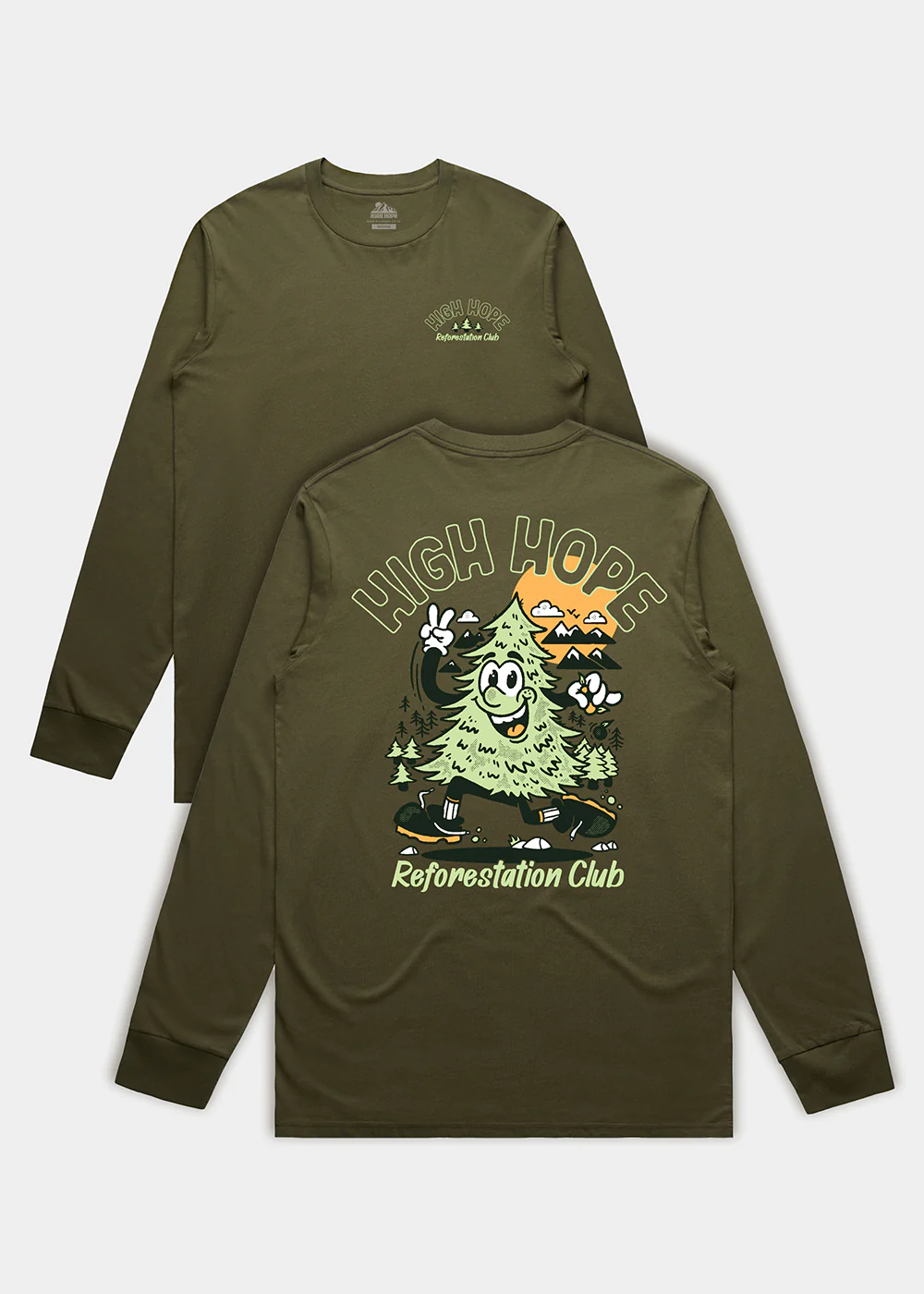 Reforestation Club Long Sleeve / Back Print - Image 4