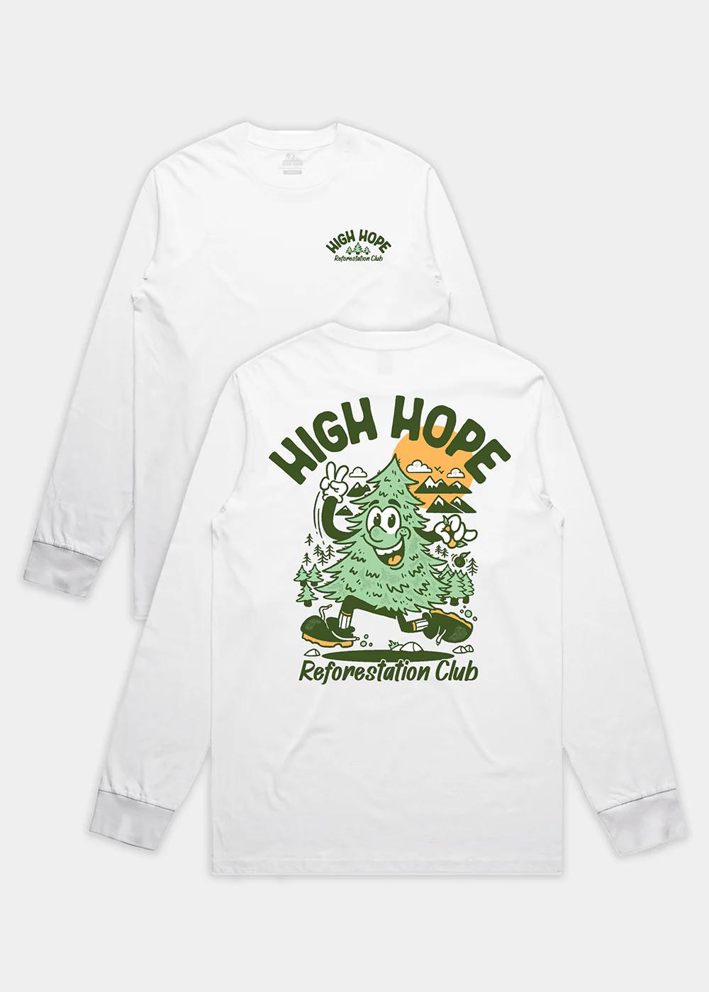 Reforestation Club Long Sleeve / Back Print - Image 5