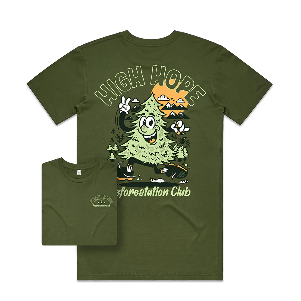 Reforestation Club T-shirt / Back Print - Image 4