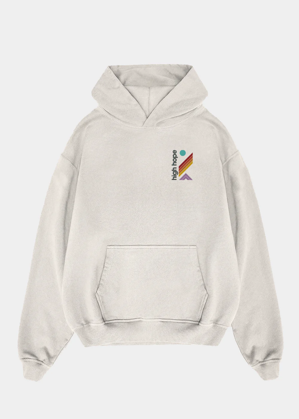 Retro Faded Hoodie / Back Print - Image 2
