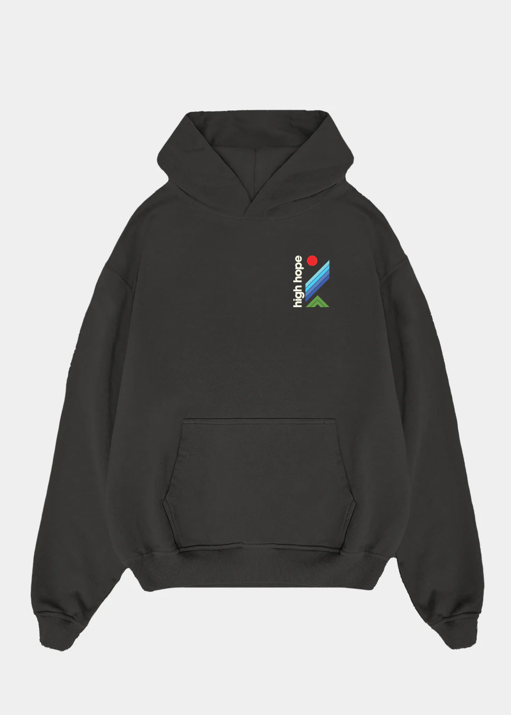 Retro Faded Hoodie / Back Print - Image 2