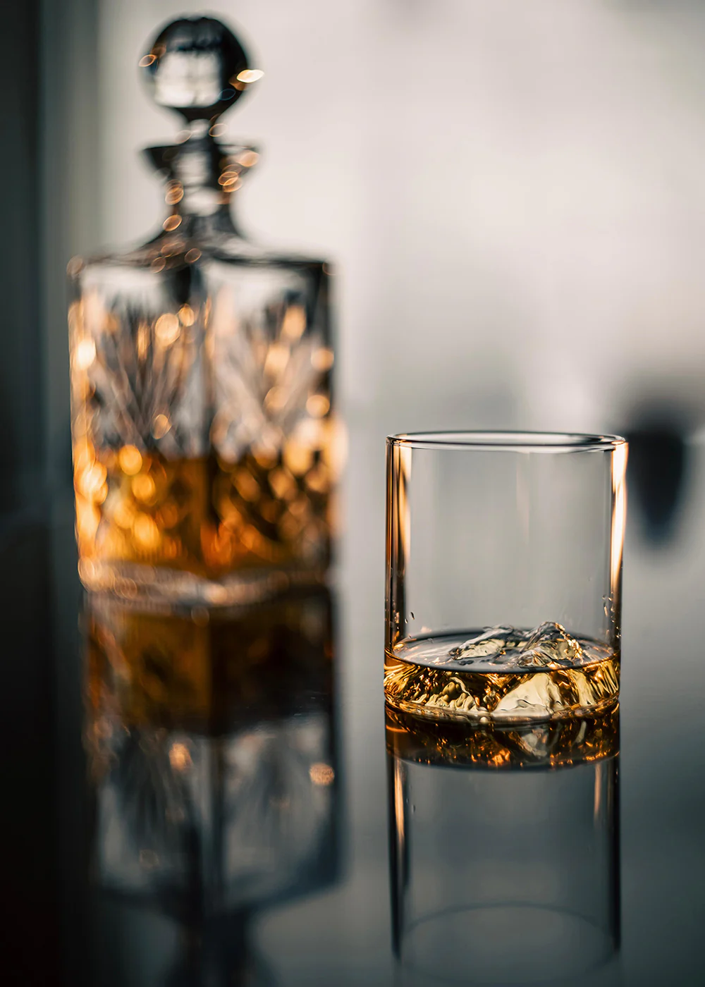 Scafell Pike Glass Tumbler & Coaster Set - Image 4