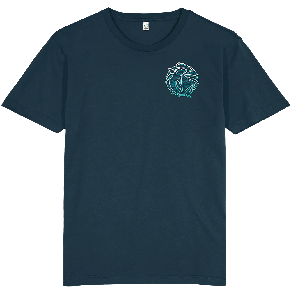 Shark Scene T-shirt / Pocket Print - Image 2
