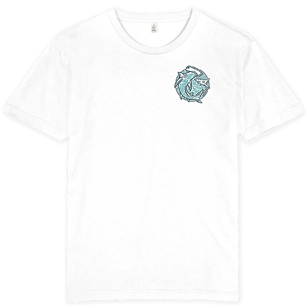 Shark Scene T-shirt / Pocket Print - Image 3
