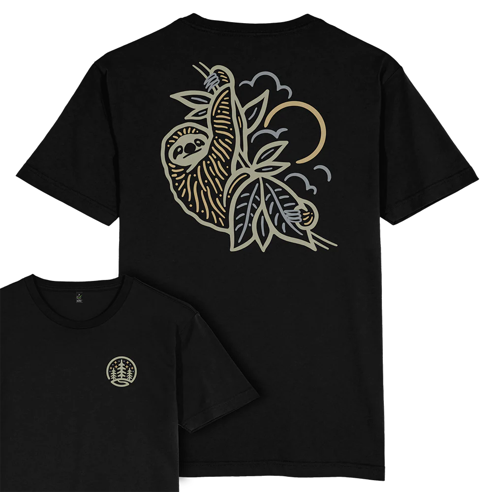 Sloth T-shirt / Back Print - Image 3
