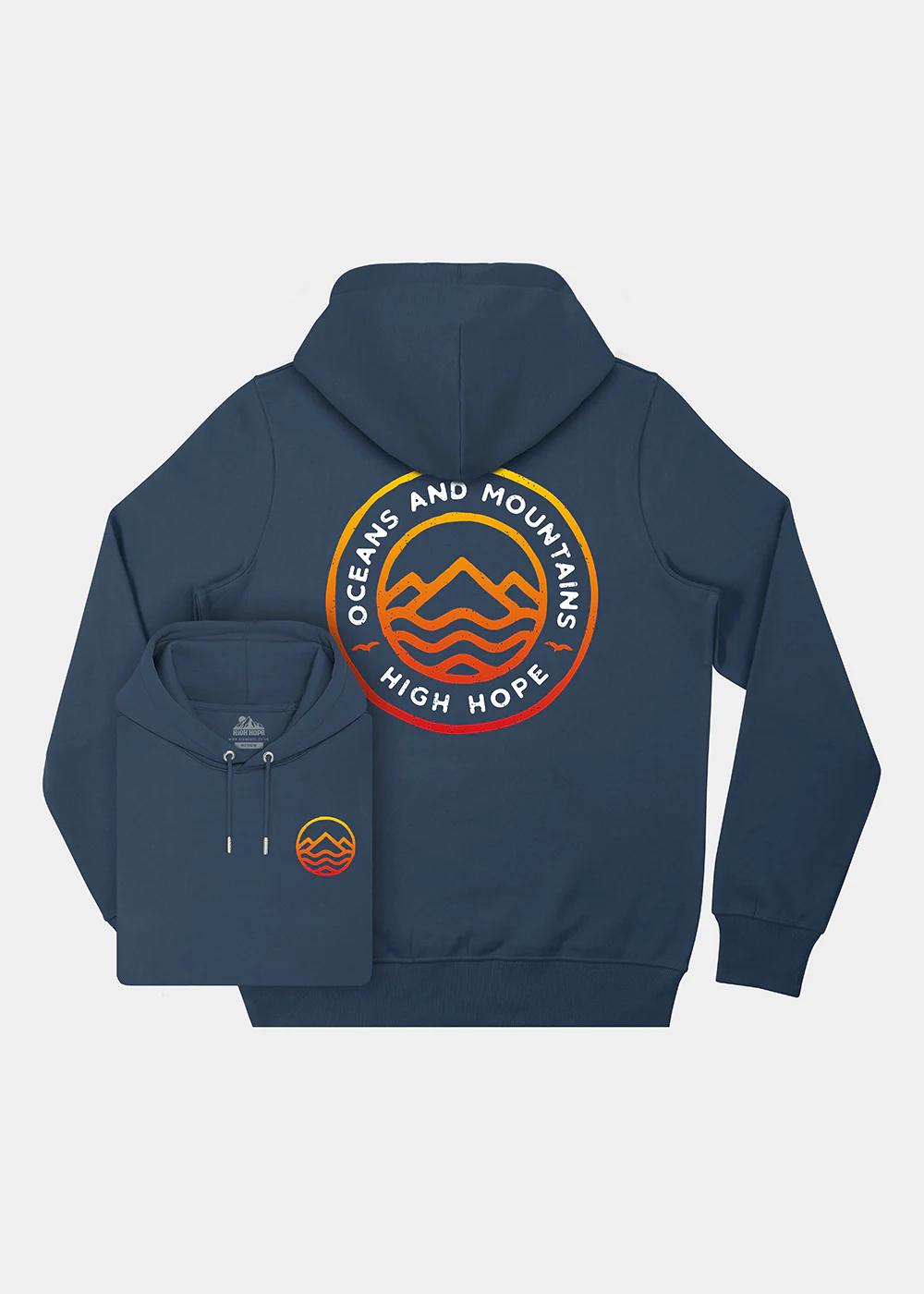 Stamp Logo Hoodie / Back Print