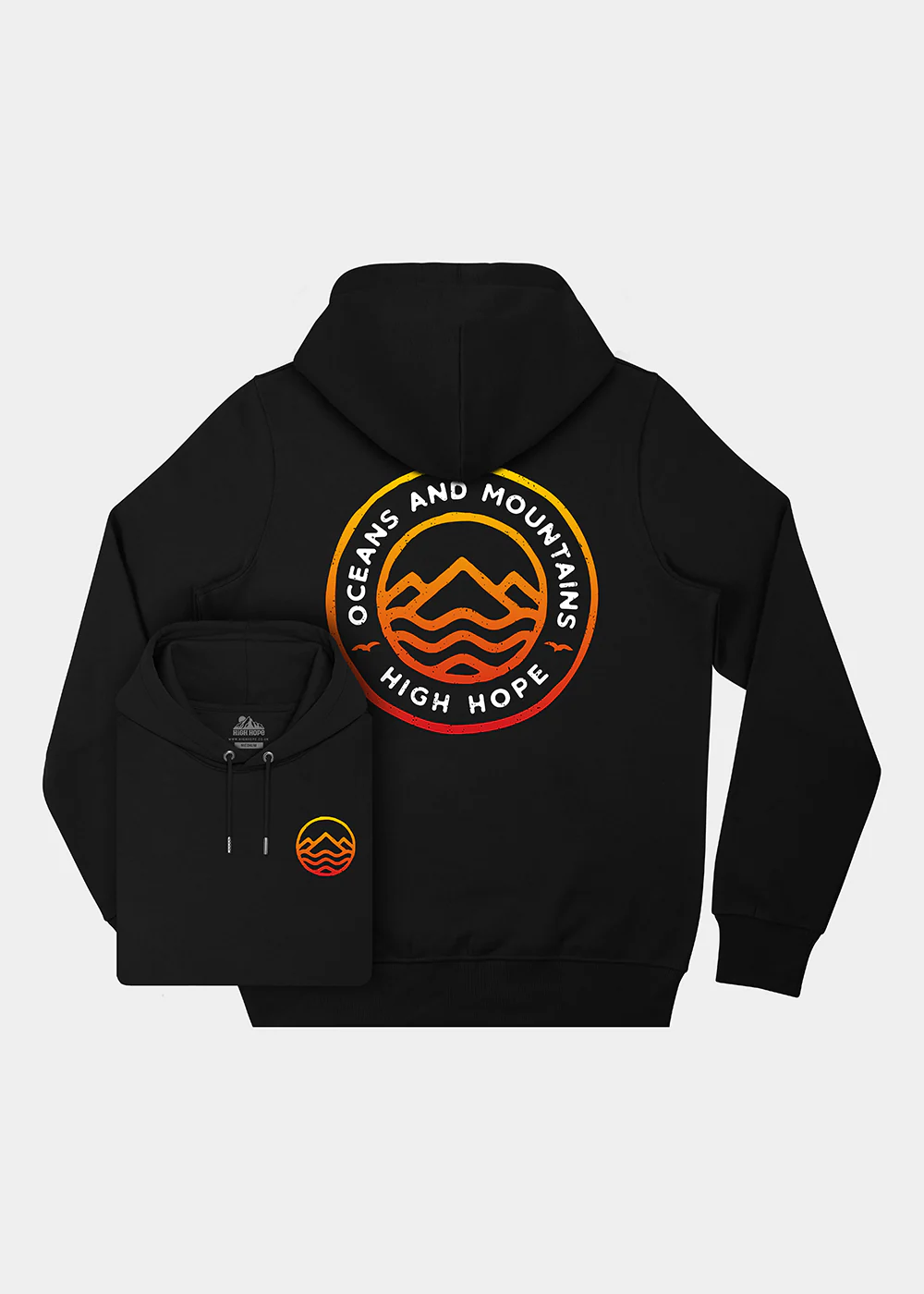 Stamp Logo Hoodie / Back Print - Image 2