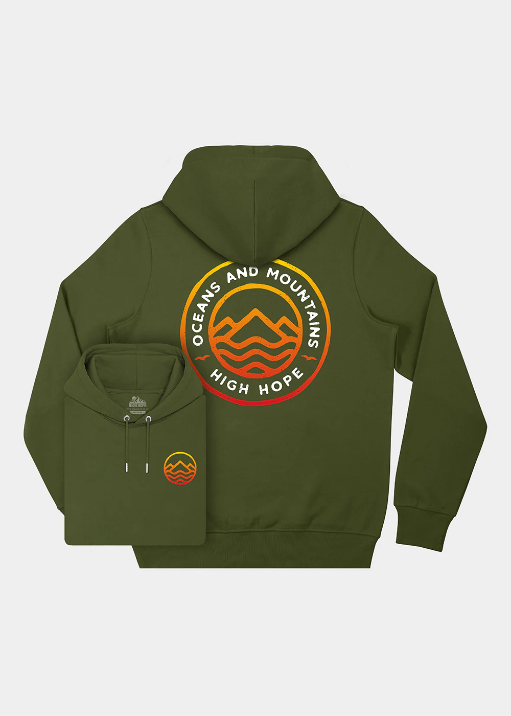 Stamp Logo Hoodie / Back Print - Image 3