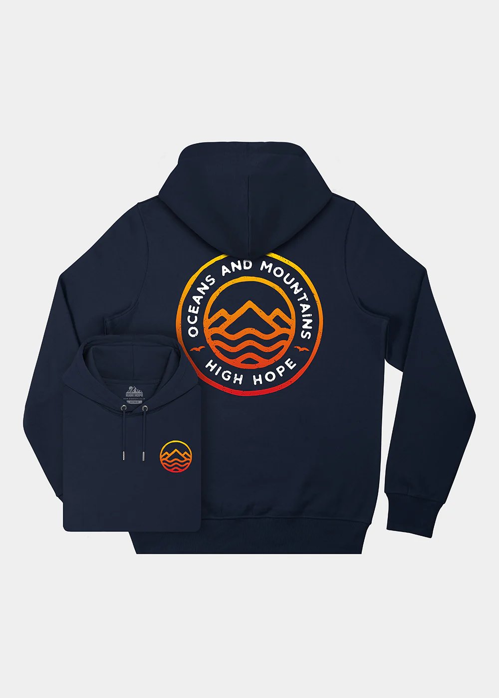 Stamp Logo Hoodie / Back Print - Image 4
