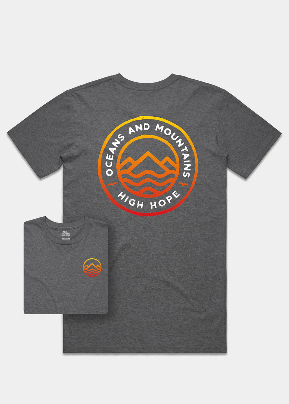 Stamp Logo T-shirt / Back Print - Image 2