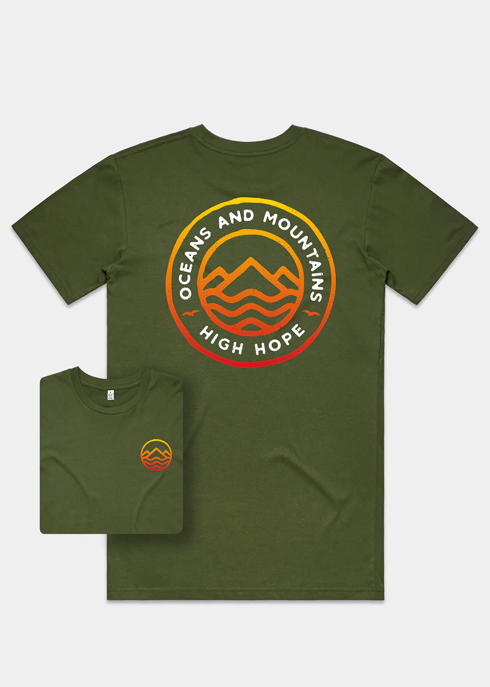 Stamp Logo T-shirt / Back Print - Image 4