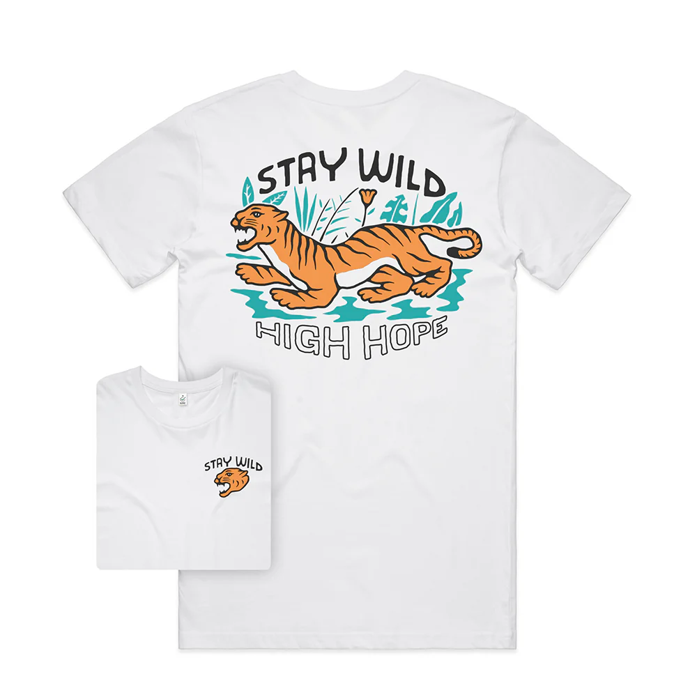 Stay Wild T-shirt / Back Print - Image 3