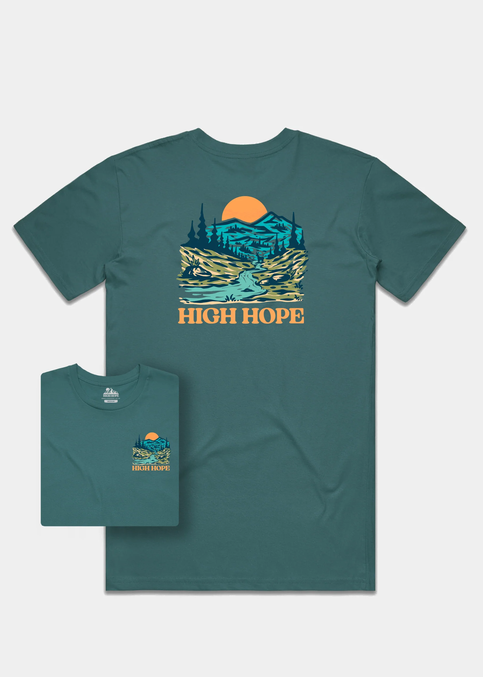 Sundown T-shirt / Back Print - Image 2