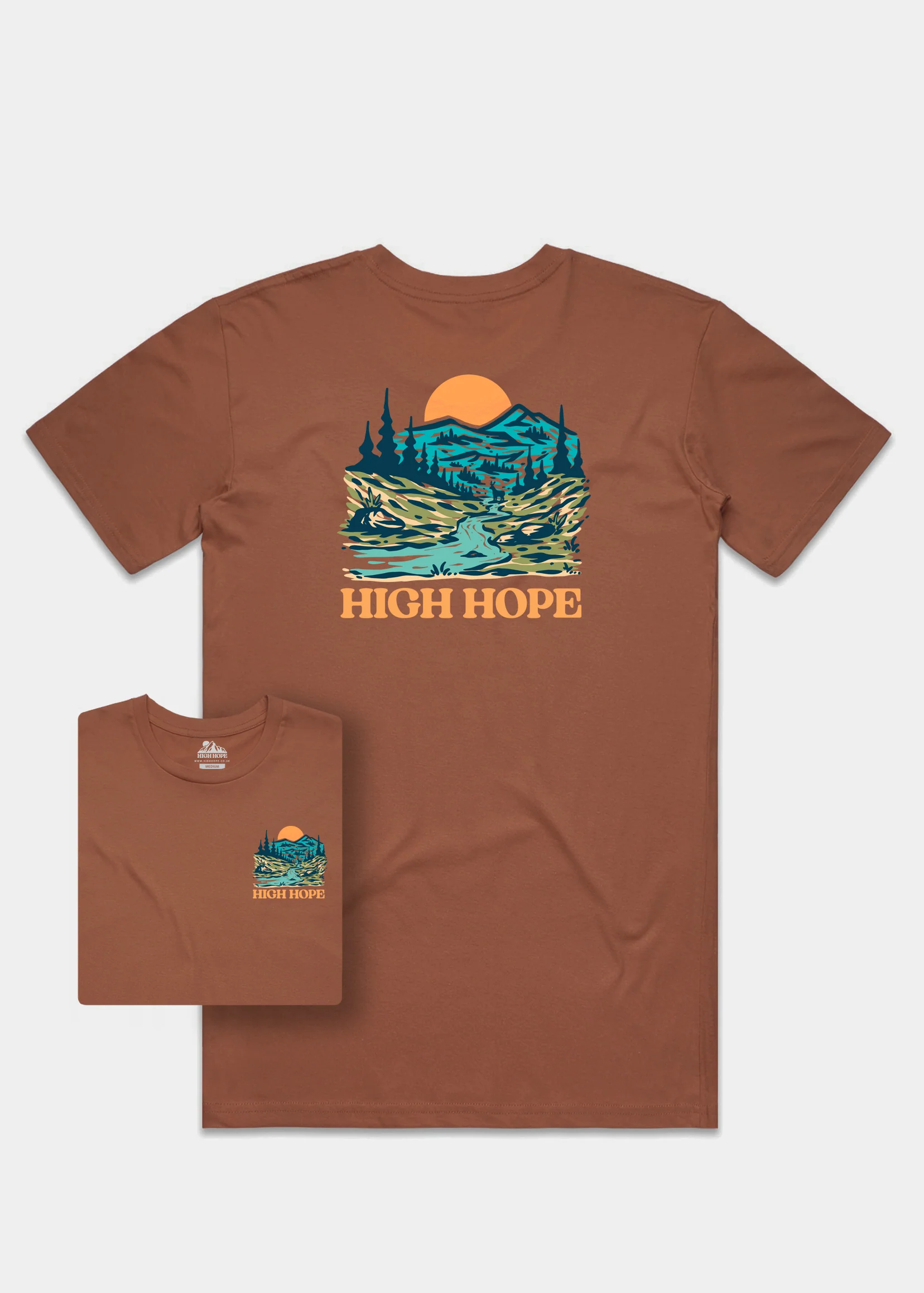 Sundown T-shirt / Back Print - Image 3