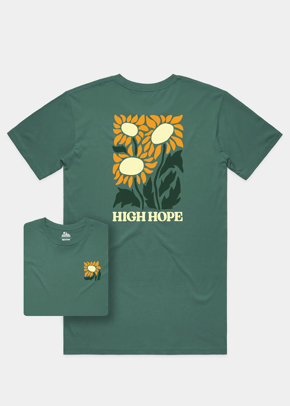 Sunflower T-shirt / Back Print - Image 2