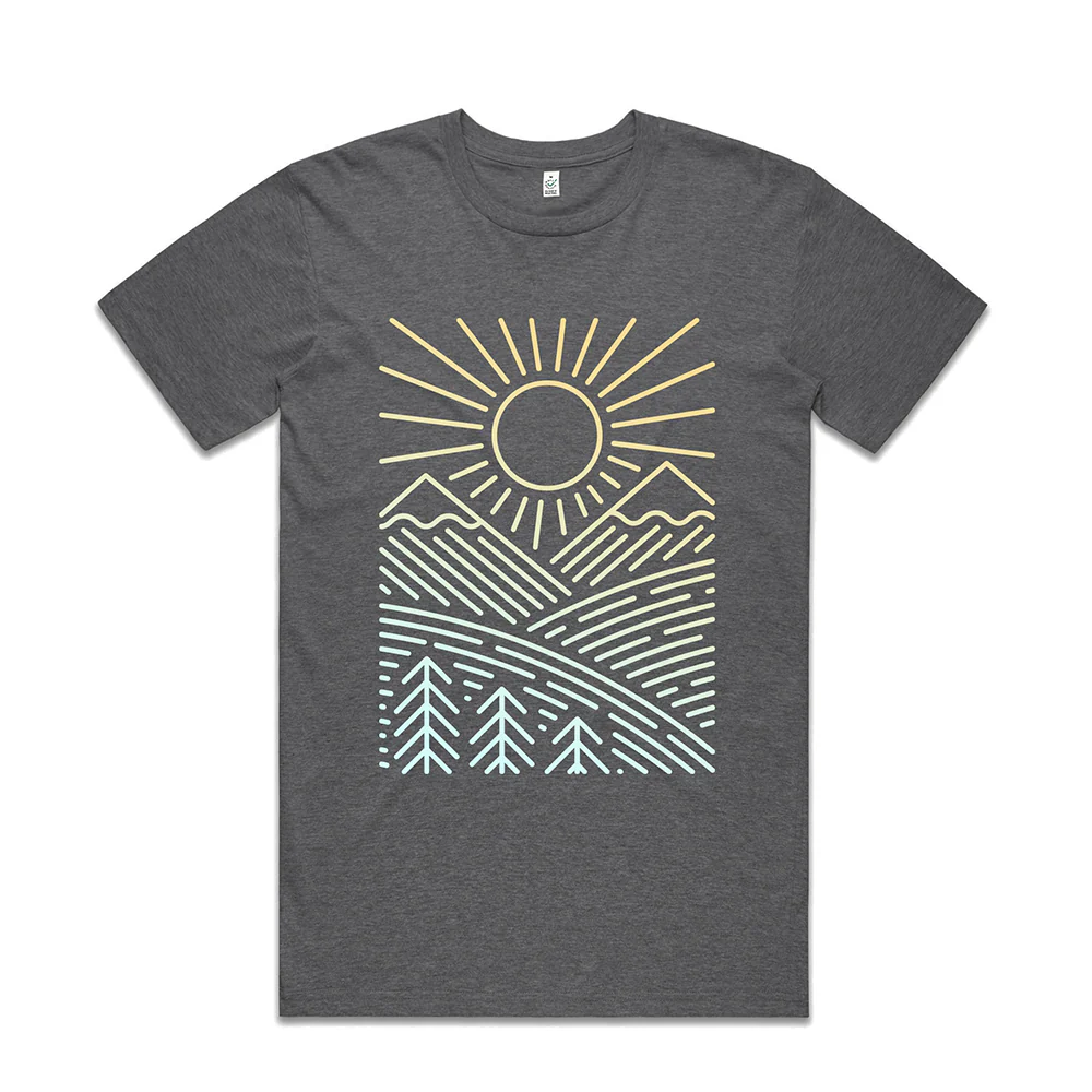 Sunshine Over Hills T-shirt / Front Print - Image 3