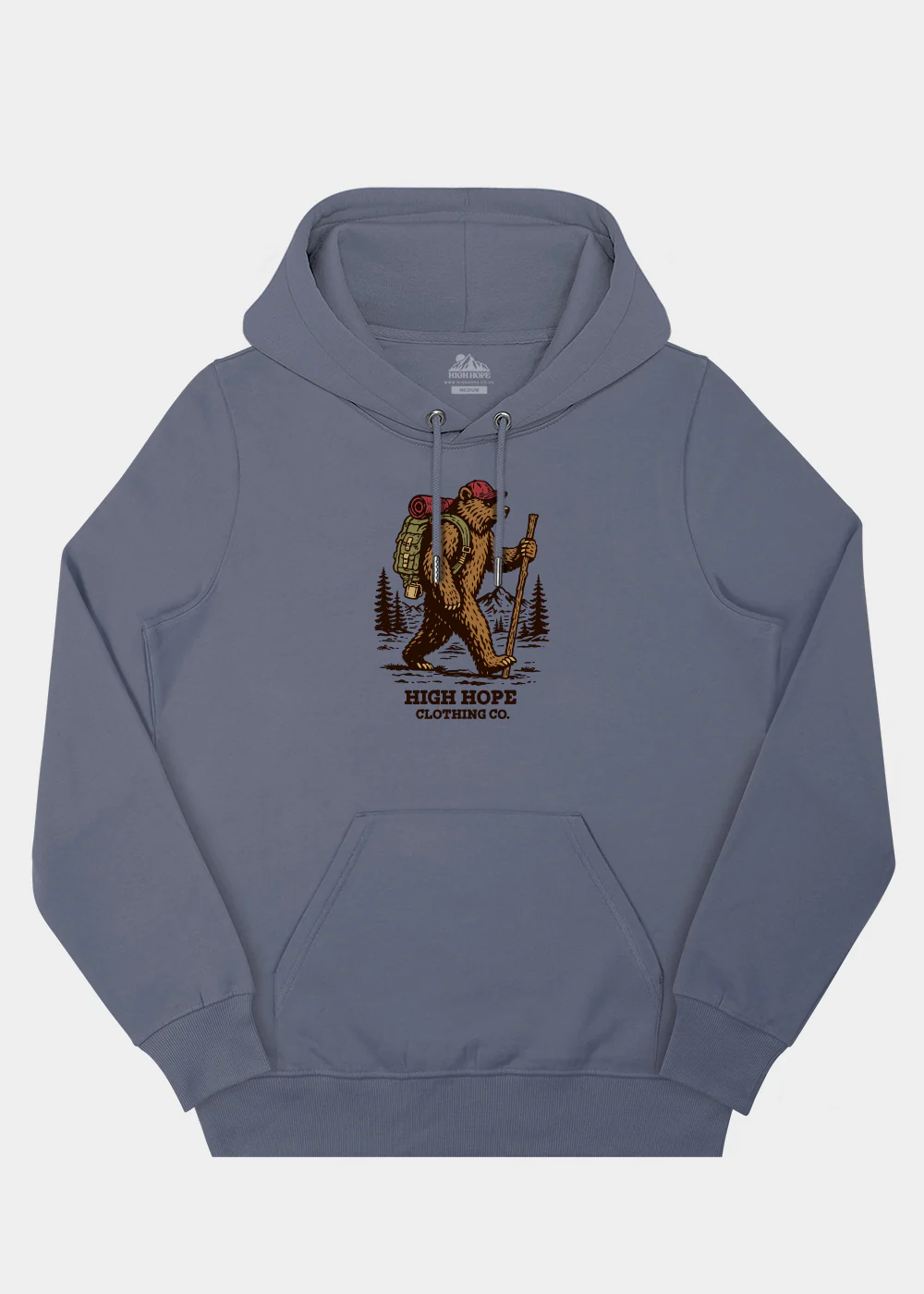 Trail Bear Hoodie / Front Print - Image 2