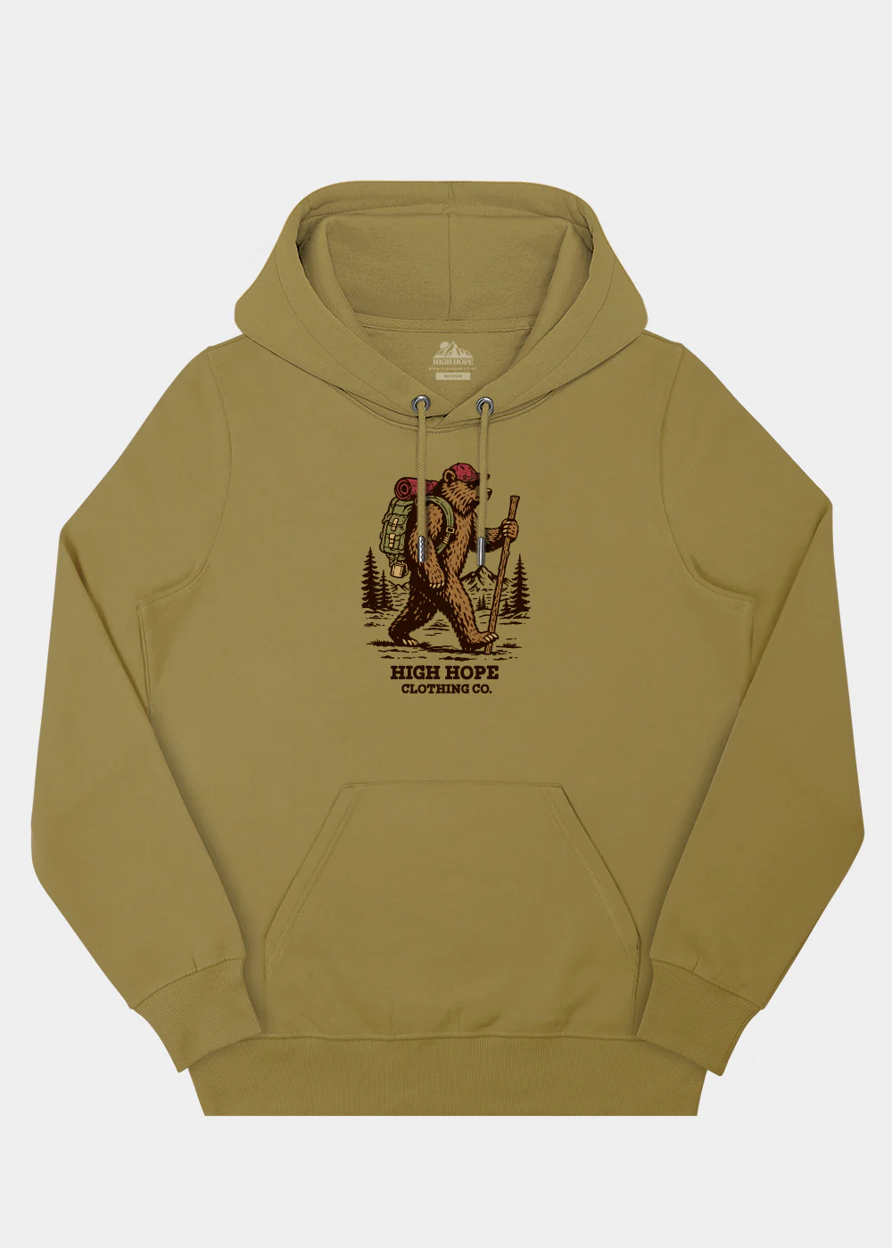 Trail Bear Hoodie / Front Print - Image 3