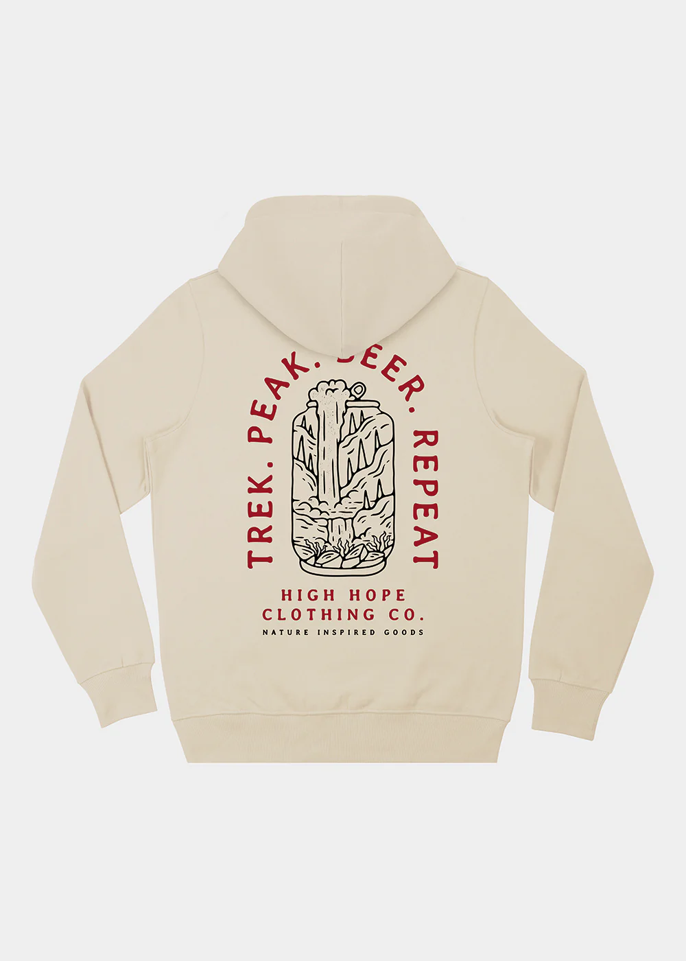 Trek Repeat Hoodie / Back Print - Image 2