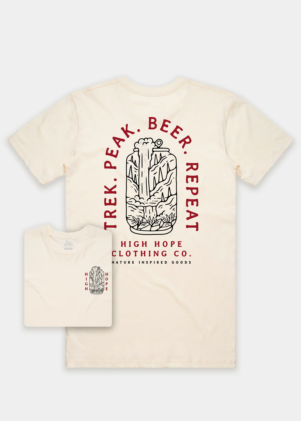 Trek Repeat T-shirt / Back Print