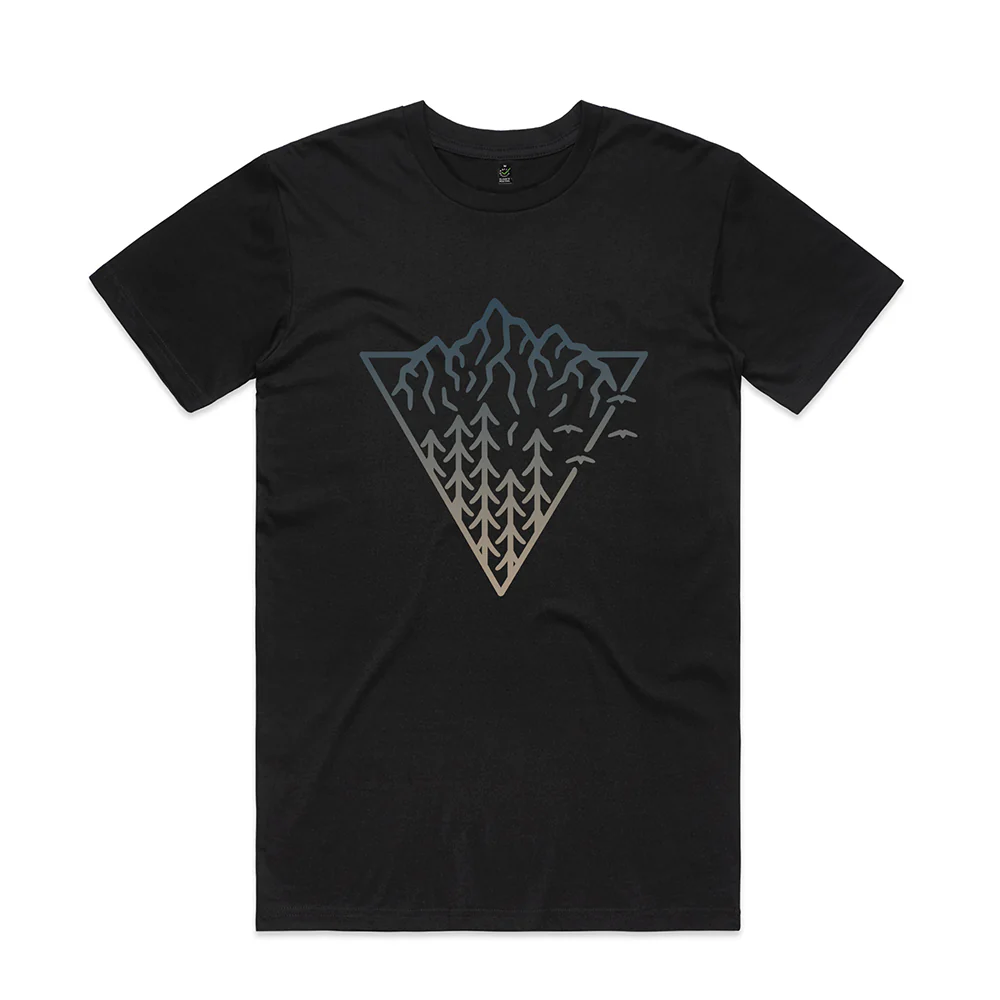 Triangle Mountain T-shirt / Front Print
