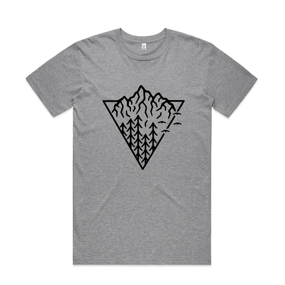 Triangle Mountain T-shirt / Front Print - Image 2