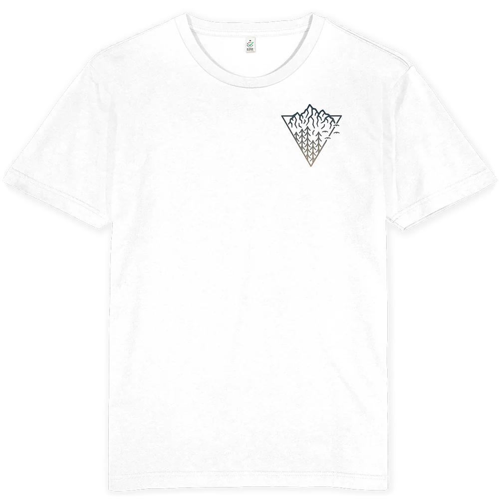 Triangle Mountain T-shirt / Pocket Print - Image 2