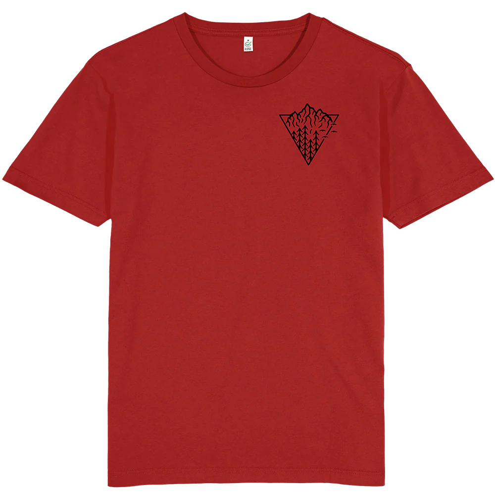 Triangle Mountain T-shirt / Pocket Print - Image 3