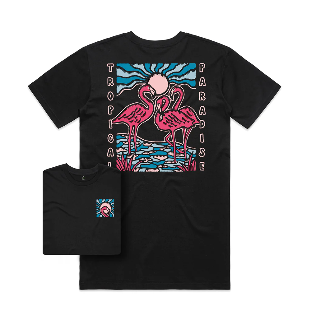 Tropical Paradise T-shirt / Back Print